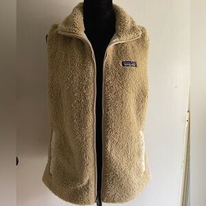 Patagonia Cream Fleece Vest